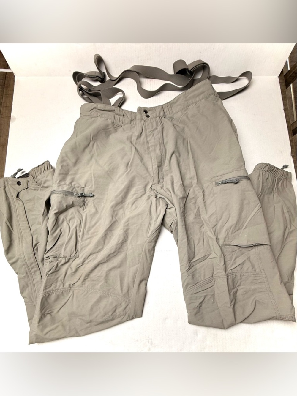 Patagonia Level 5 Gen II Military Pants Trousers Shell Suspenders Mens XL Long